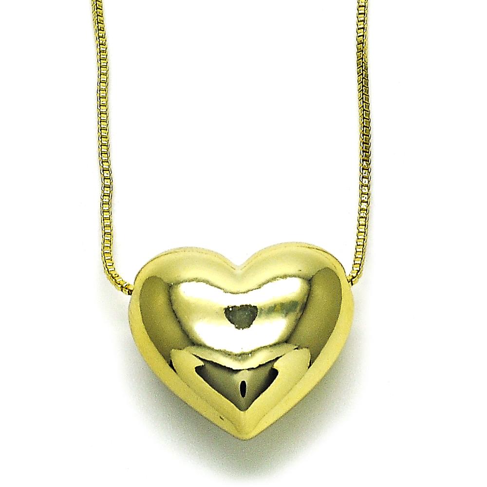 Lydia Full Heart Necklace