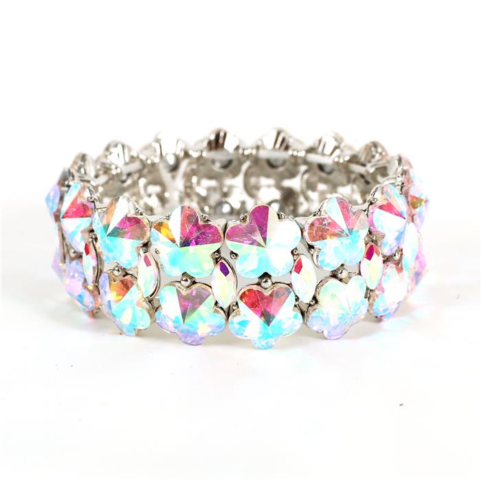 Double Flower Fashion Bracelet