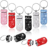 Rhinestone Pill Keychain