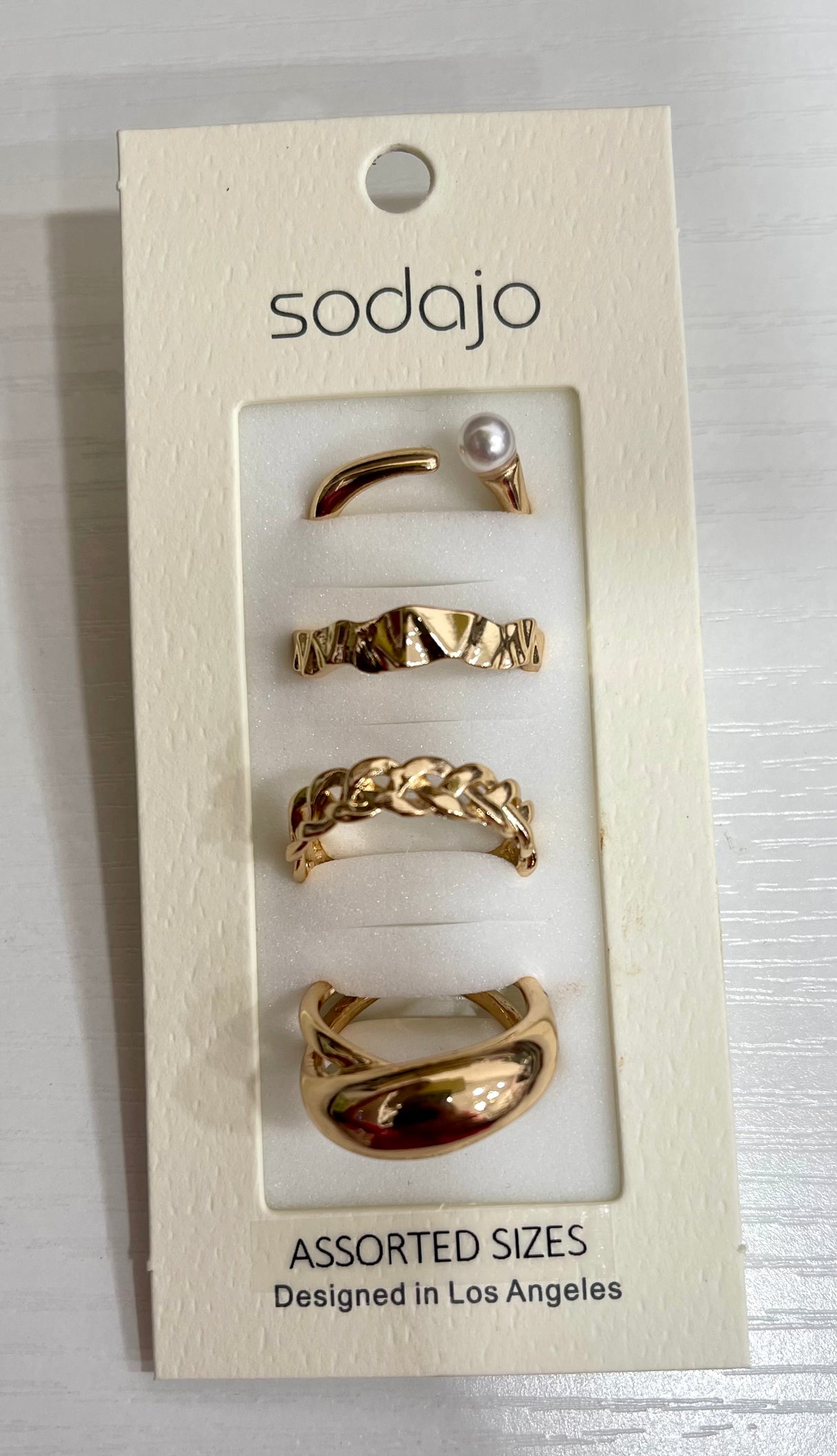 Sodajo Opal ring Set