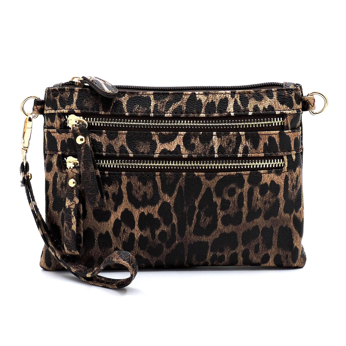 Leopard Clutch & Cross Body Bag