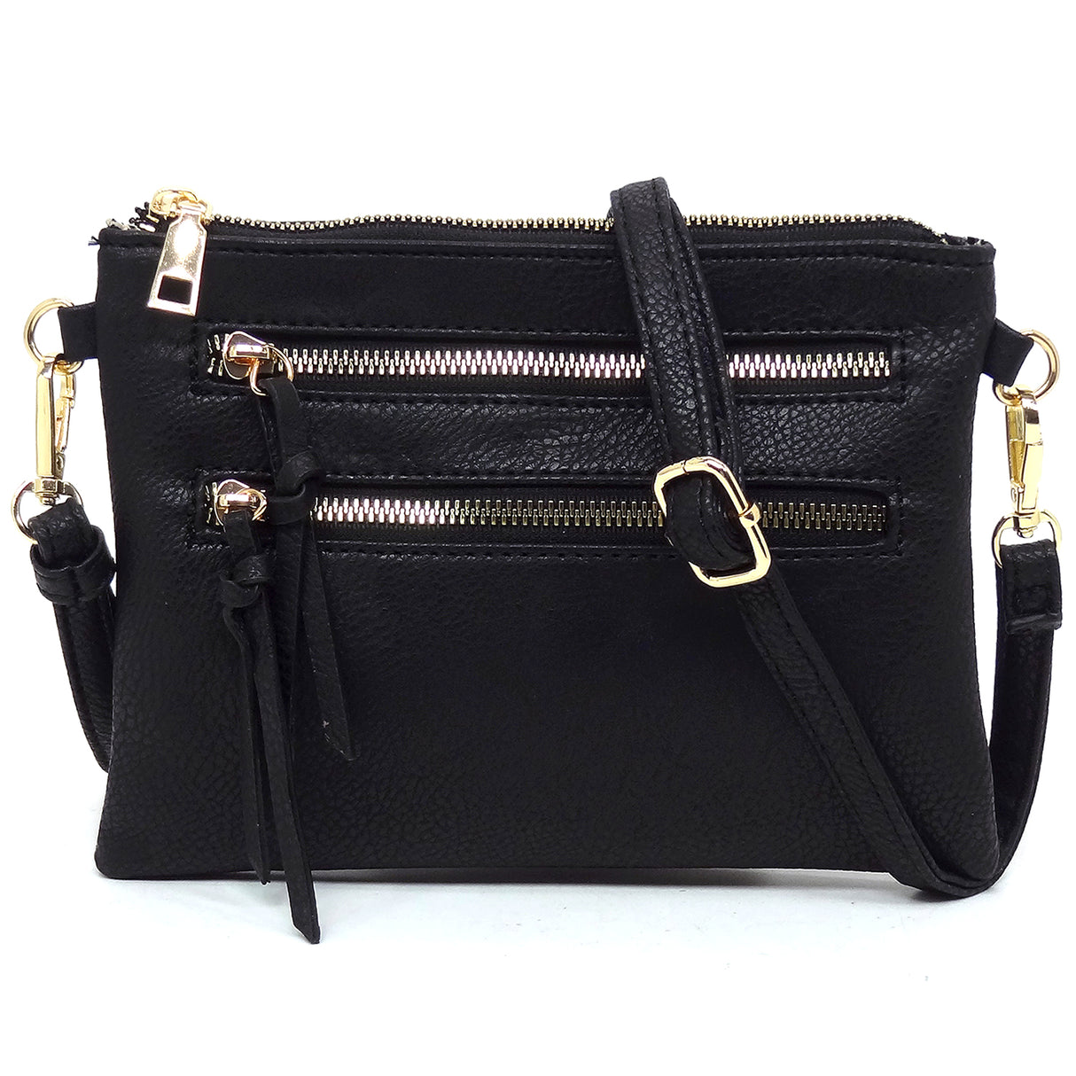 Zaire Multi-Zipper Crossbody