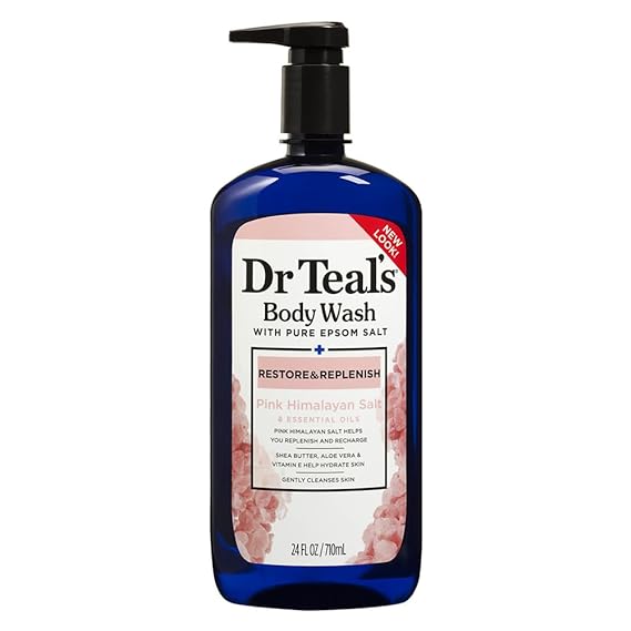 DR. TEAL'S ULTRA MOISTURIZING BODY WASH RELAX & RELIEF WITH EUCALYPTUS &  SPEARMINT 24 OZ