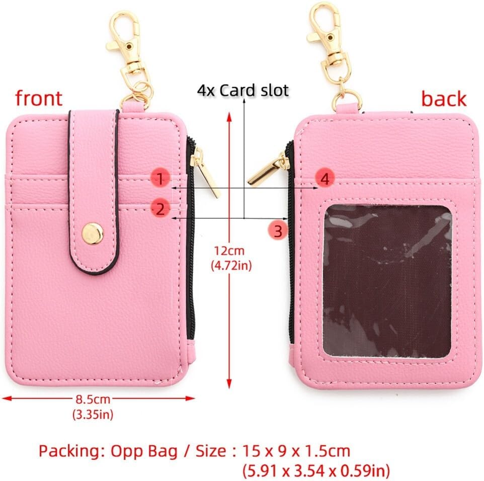 Key Chain Wallets w/ ID Holder