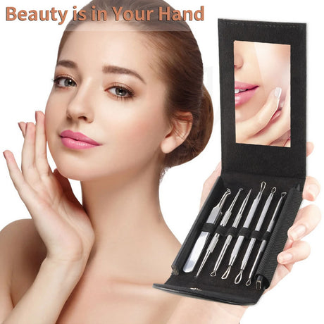 11-Heads Professional Stainless Blackhead Remover Set