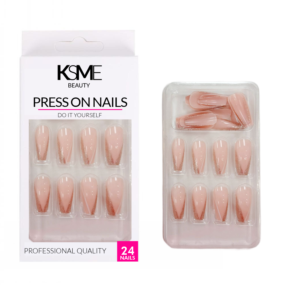 KSME Caramel Frappe Press On Nails