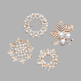 Style Simple Style Rhinestones Pearl Women's Brooches