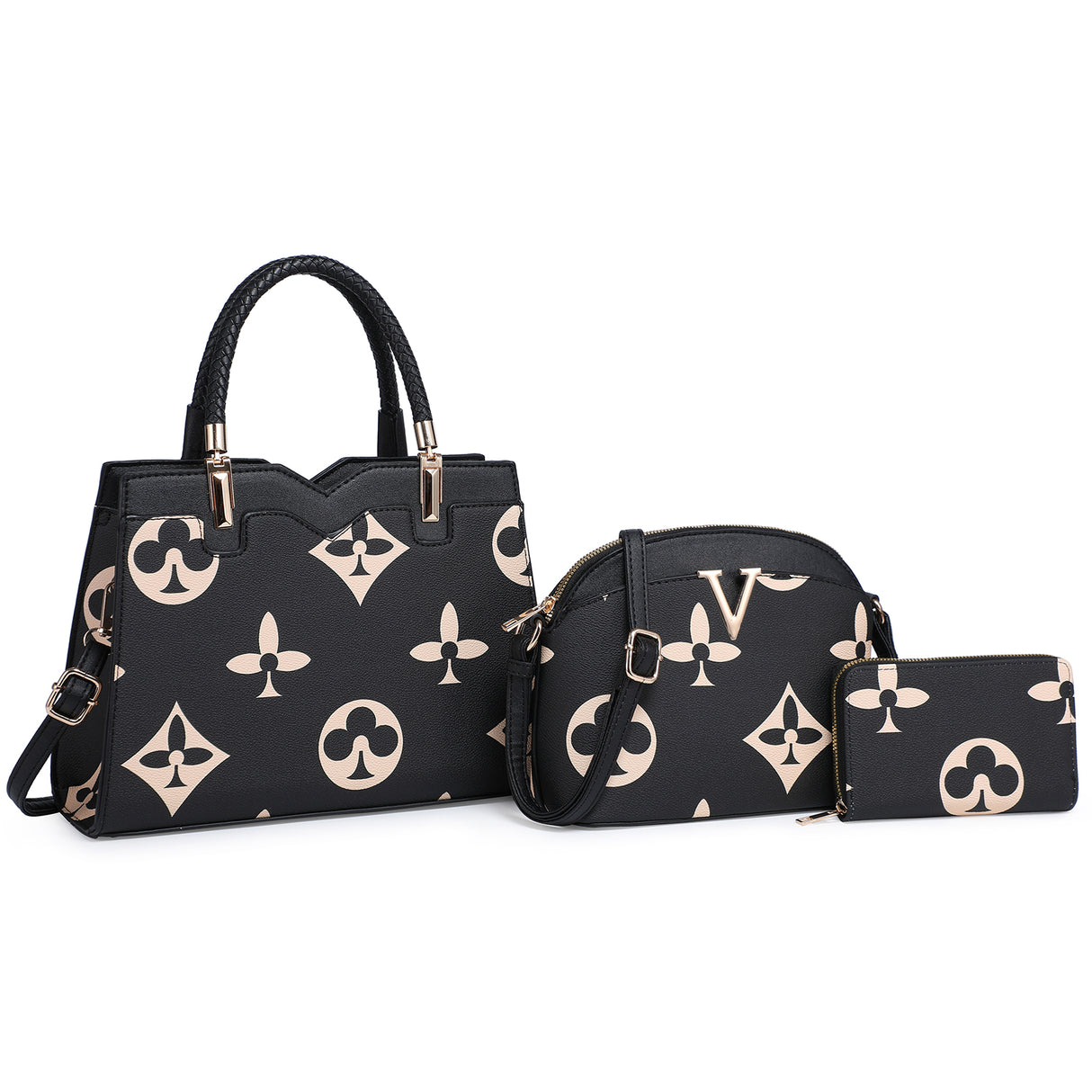 Alaya Monogram 3-in-1 Satchel