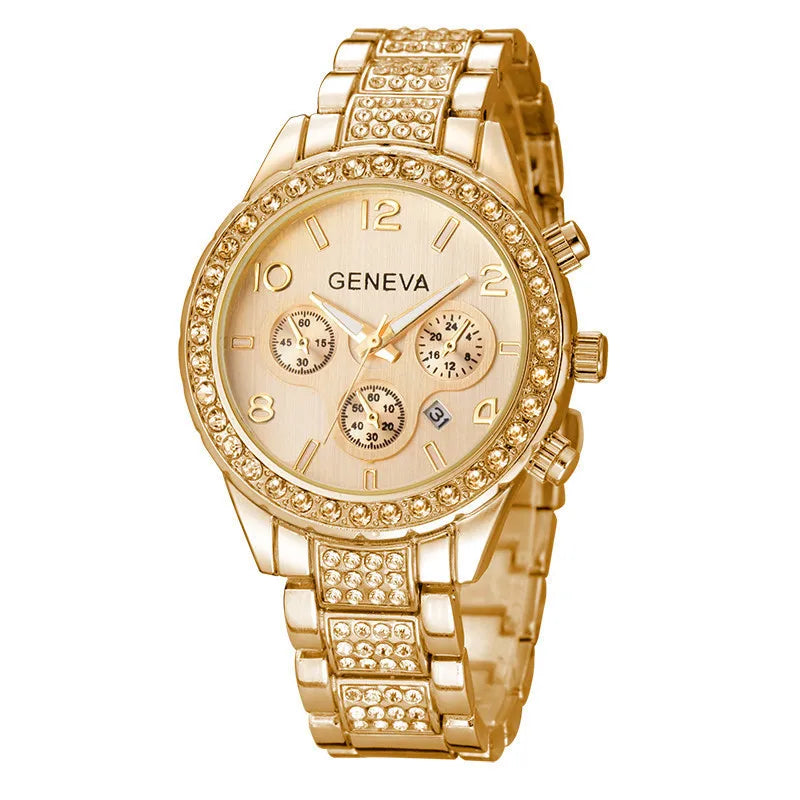 Fashion Geneva Steel Alloy Women's Watches