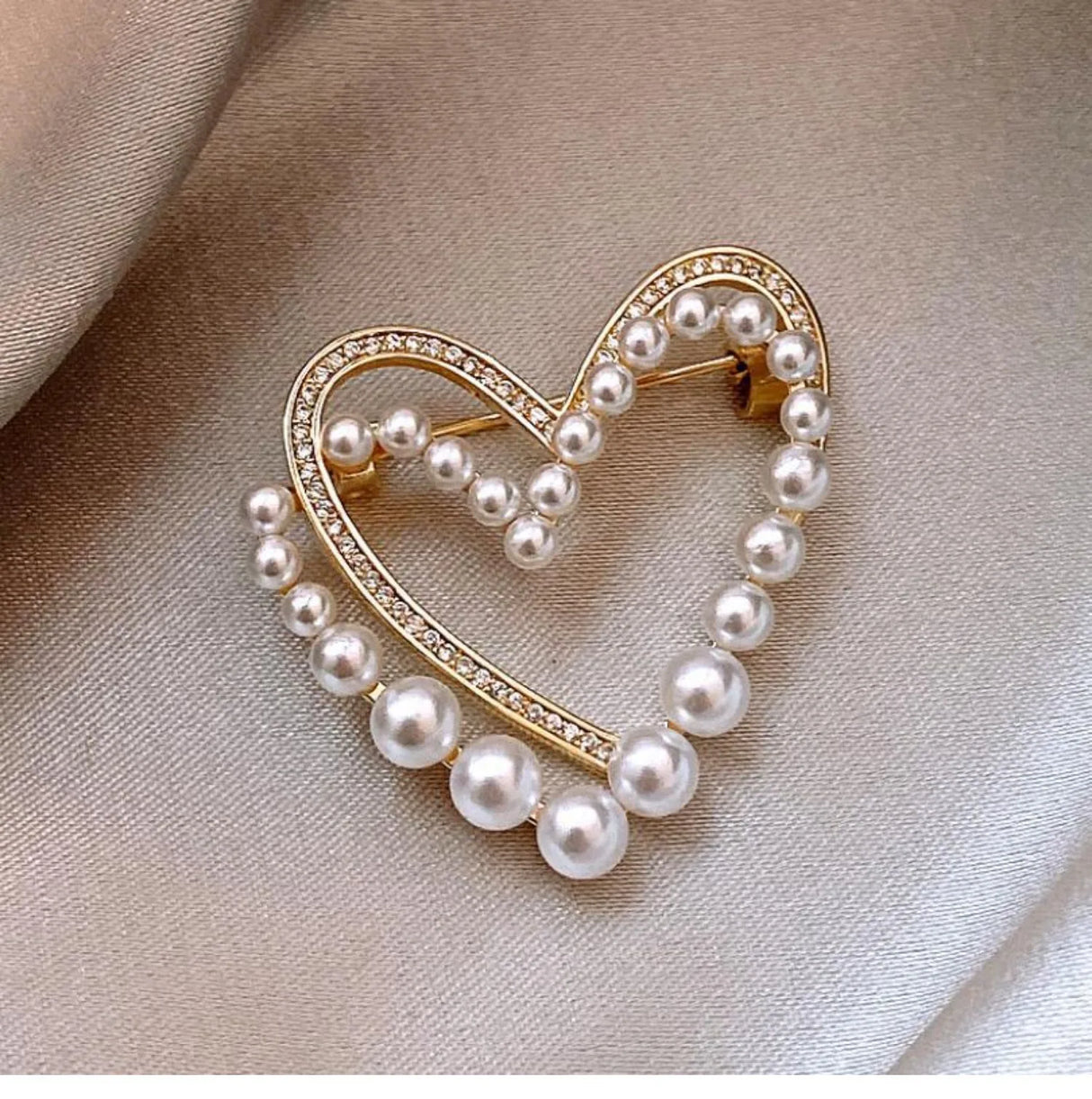 Style Simple Style Rhinestones Pearl Women's Brooches