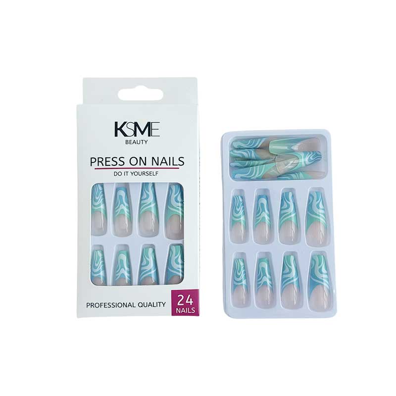 KSME Turquoise Shores Press On Nails