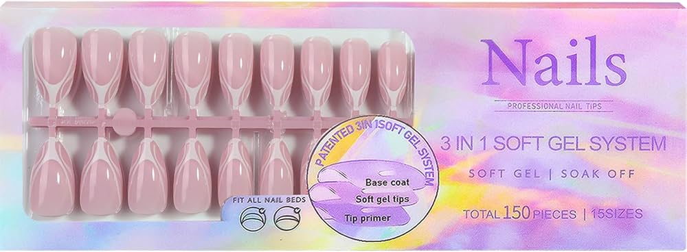 3 in 1 Gel Press On Nails