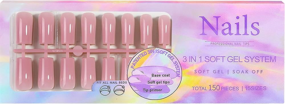 3 in 1 Gel Press On Nails