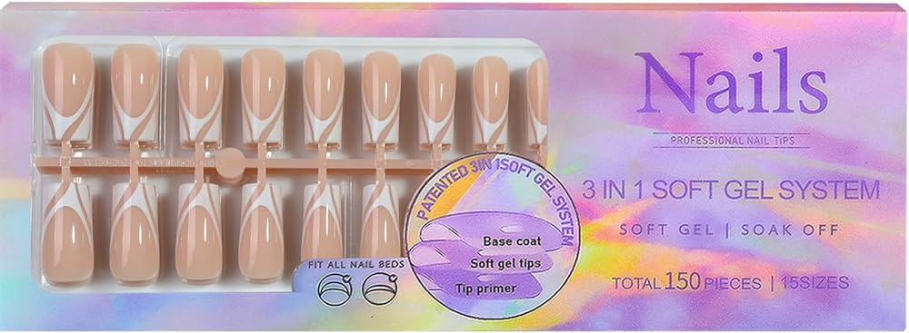 3 in 1 Gel Press On Nails