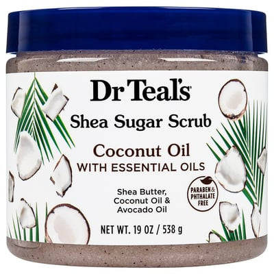 Dr Teals Coconut Oil Shea Sugar Scrub