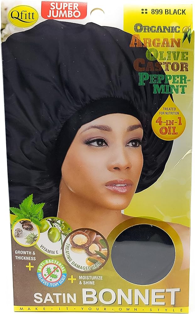 Organic Black Bonnet