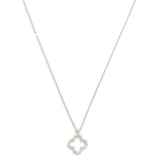 Rhinestone clover Necklace