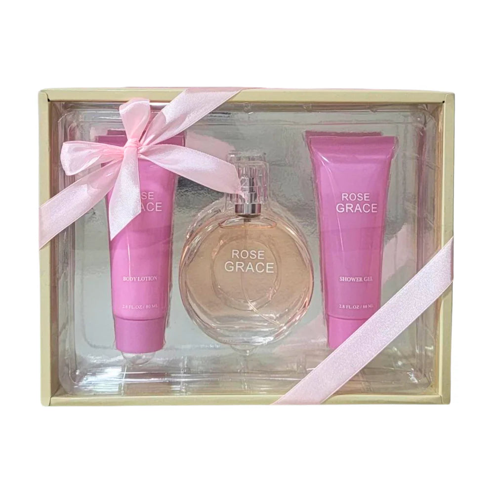 Rose Grace 3pc Perfume set