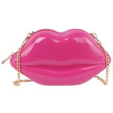 Lips Clutch Crossbody Bag