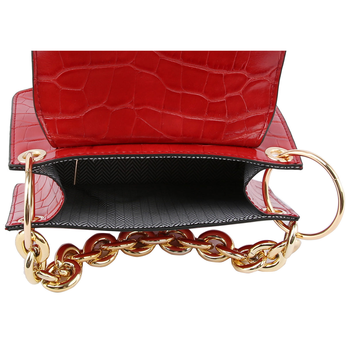 Croc Chain Link Convertible Bag Fanny Pack