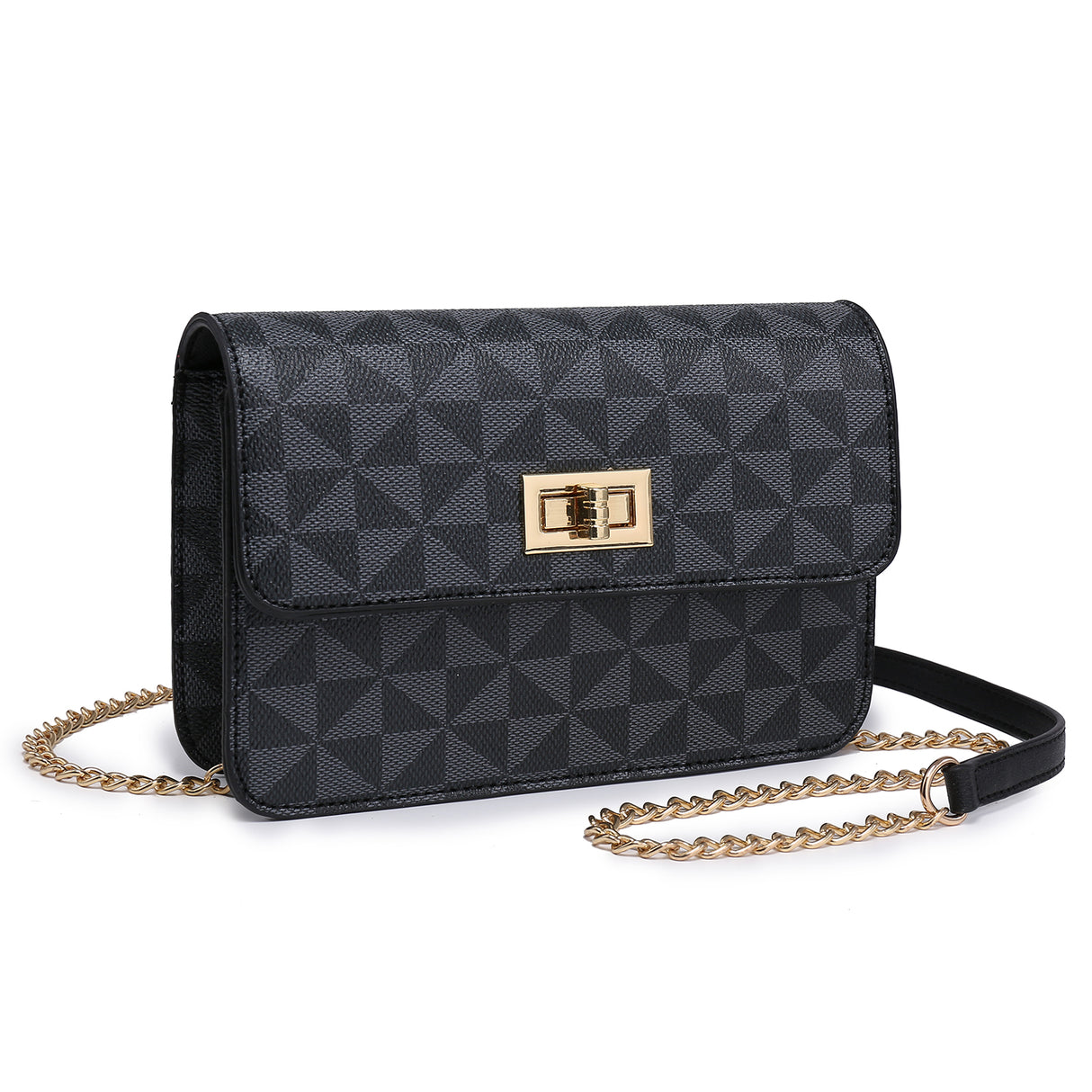 Monogram Twist Lock Flap Crossbody Bag