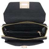 Cardi Clasp Flap Crossbody Wallet