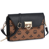 Cardi Clasp Flap Crossbody Wallet