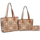 Monogram Check 3-in-1 Shopper Set