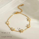 Sweet Commute Stainless Steel 18K Gold Plated Bracelets