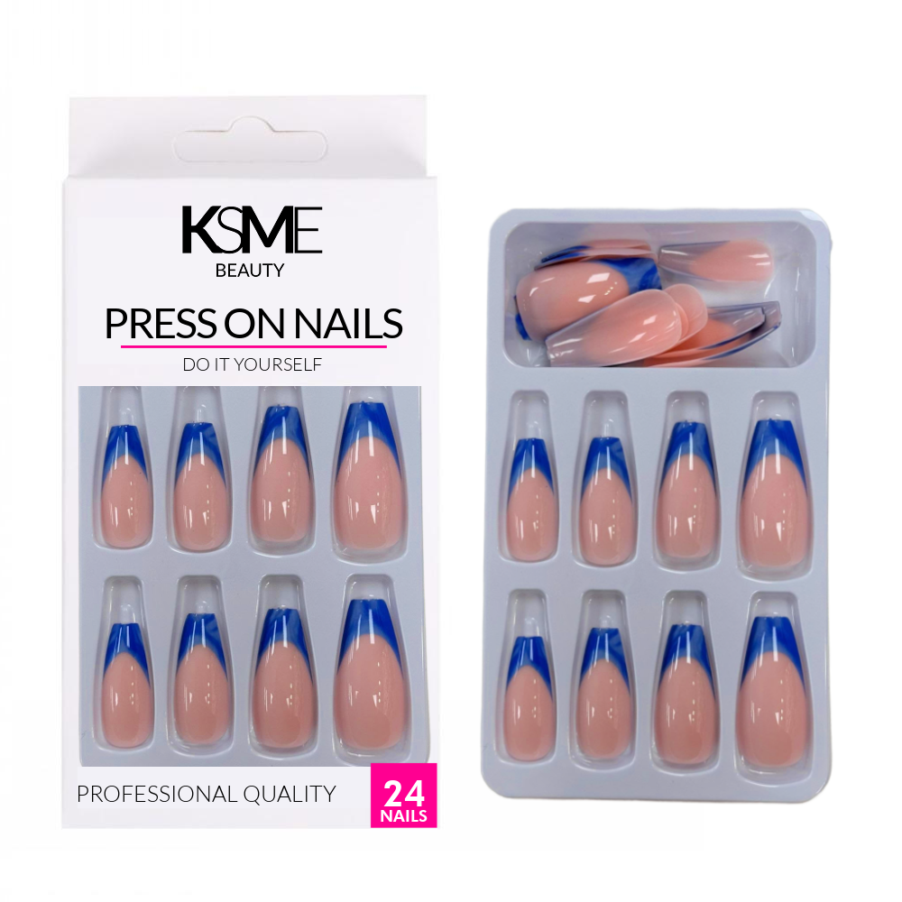 KSME Blue Passion Press On Nails