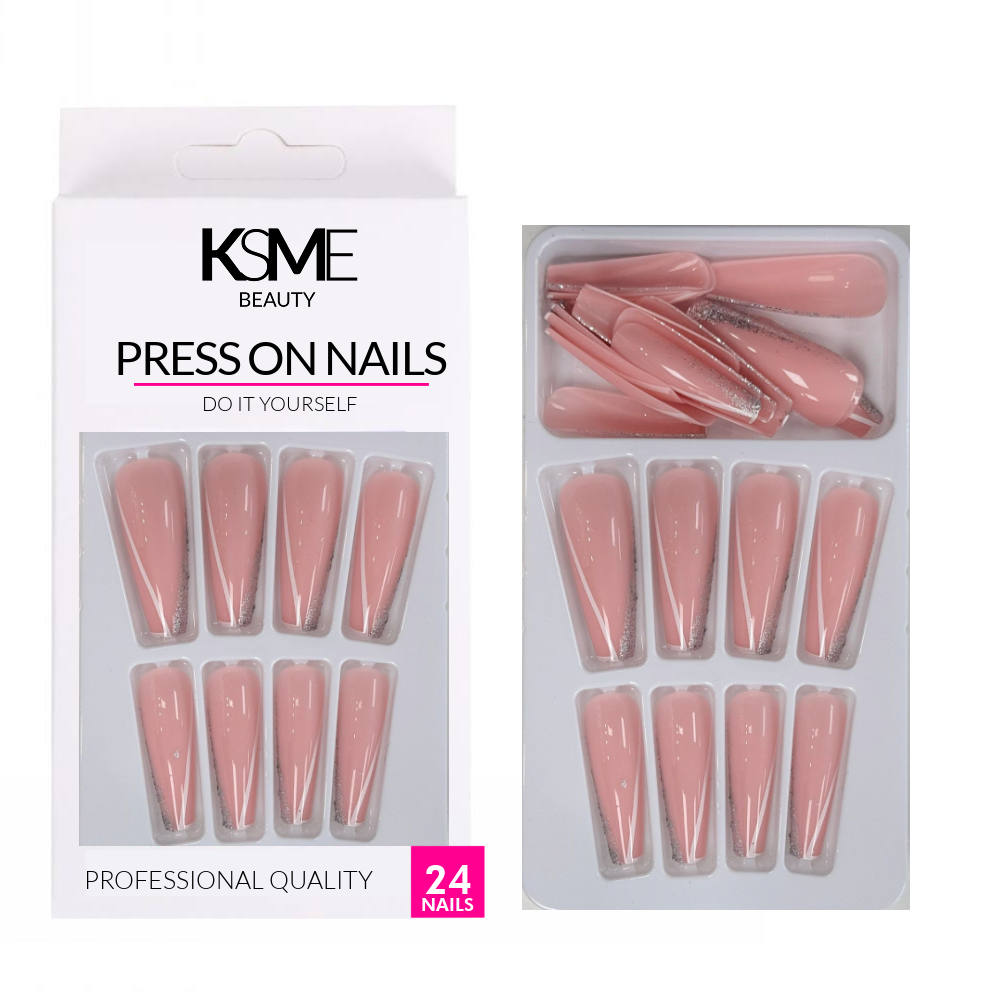 KSME Glitter Glaze Press On Nails