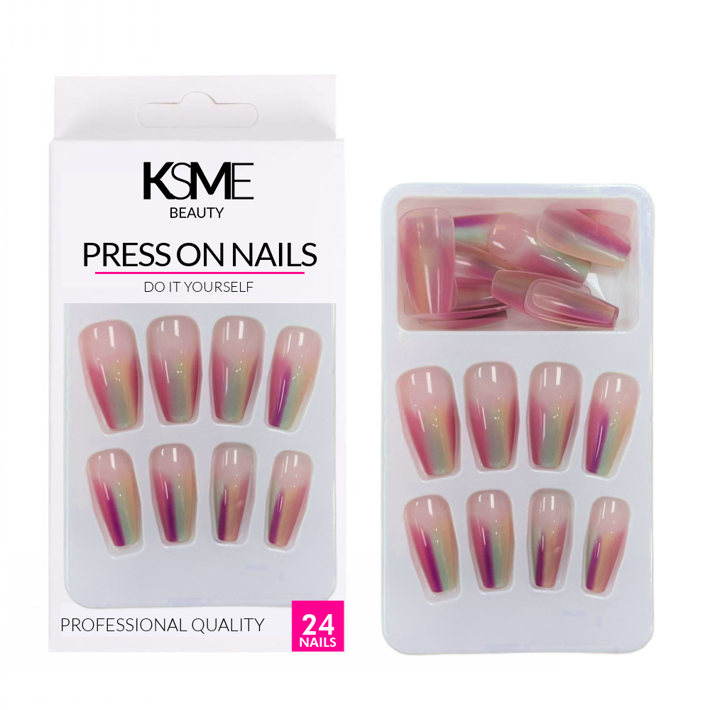 KSME Metallic Breeze Press On Nails