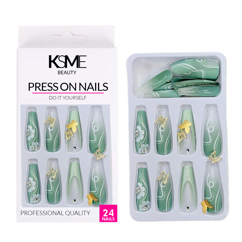 KSME Mint Dreams Press On Nails