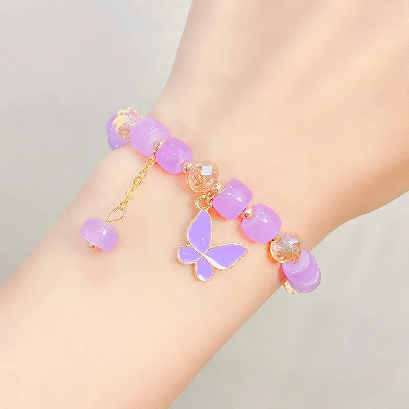 Peral Butterfly Kids Bracelet