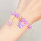 Peral Butterfly Kids Bracelet