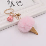 Ice Cream Puff Keychain