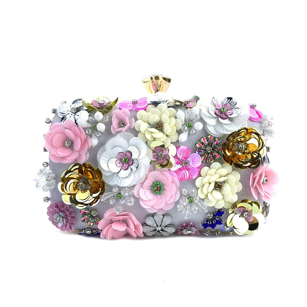 Mira Flower  Evening Clutch