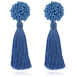 Sasha Beaded Tassel Earrings